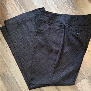 The Limited Black Patterned Dress Trousers